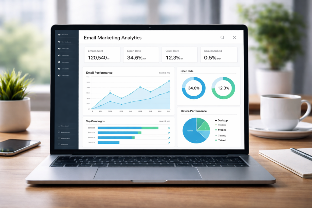 email marketing analytics dashboard